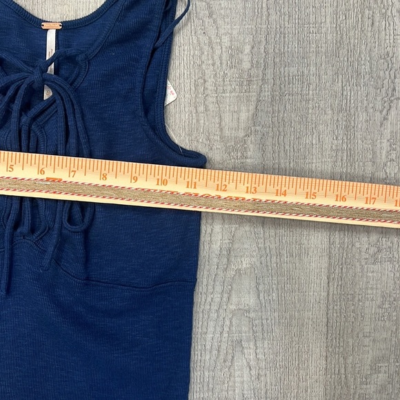 NWT Free People ribbed lace up tank top size XS - Picture 8 of 10